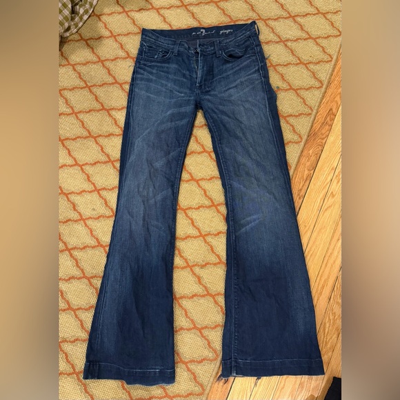 Size 29 Ginger 7 of all Mankind Jeans - Picture 1 of 2